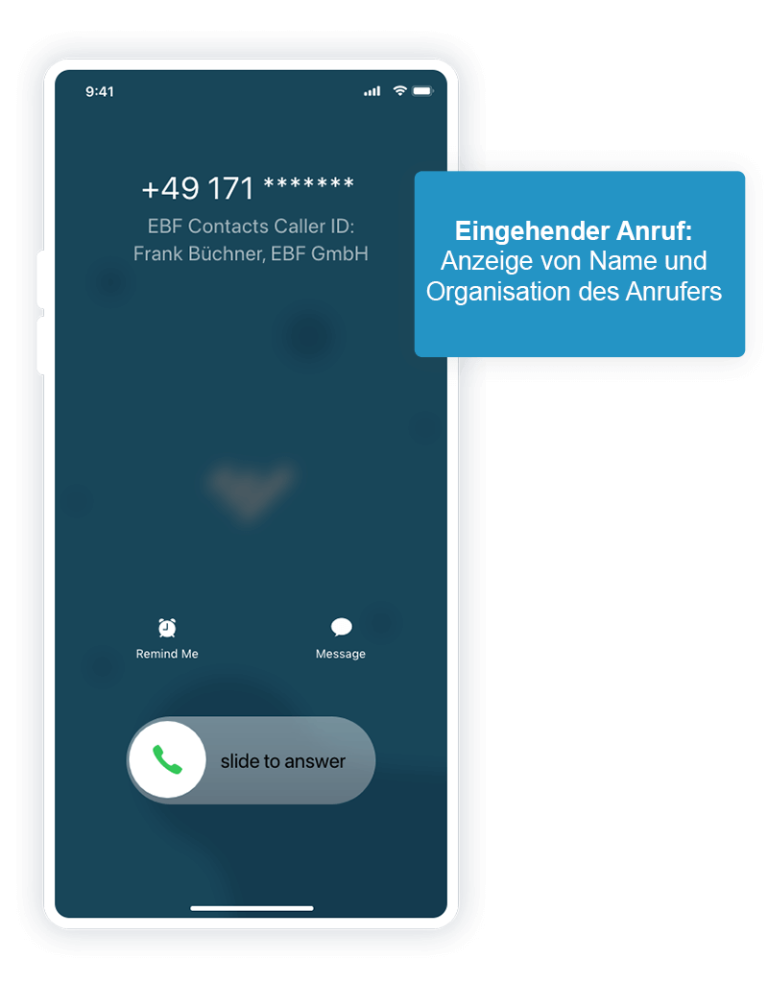 Synchronise global address list for iPhone and Android